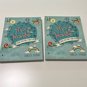 Set of 2- More than Words Bible curriculum
